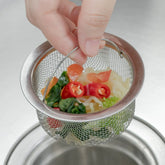 10Pcs Stainless Steel Sink Strainer Basket for Kitchen Drain Filter Food Scraps Hair Catcher Metal Sink Strainer for Home Use