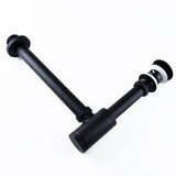 Basin Drain Siphon Bathroom Sink Bottle Trap Modern Pop Up Filter Fixture Stopper Set Black Washbasin Hose Accessory Renovation