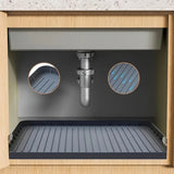 Durable Under-Sink Mat - Waterproof Drip Tray Liner For Kitchen & Bathroom Cabinets, Easy-Clean Storage Solution